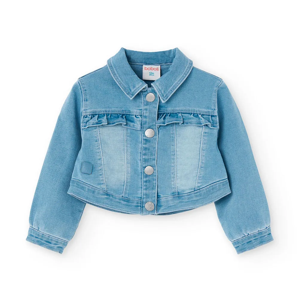 

Куртка Boboli Denim Knit, синий