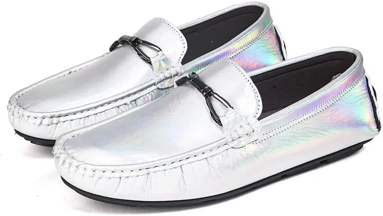 Лоферы кожаные Loafers, Silver PUGHGAETZF
