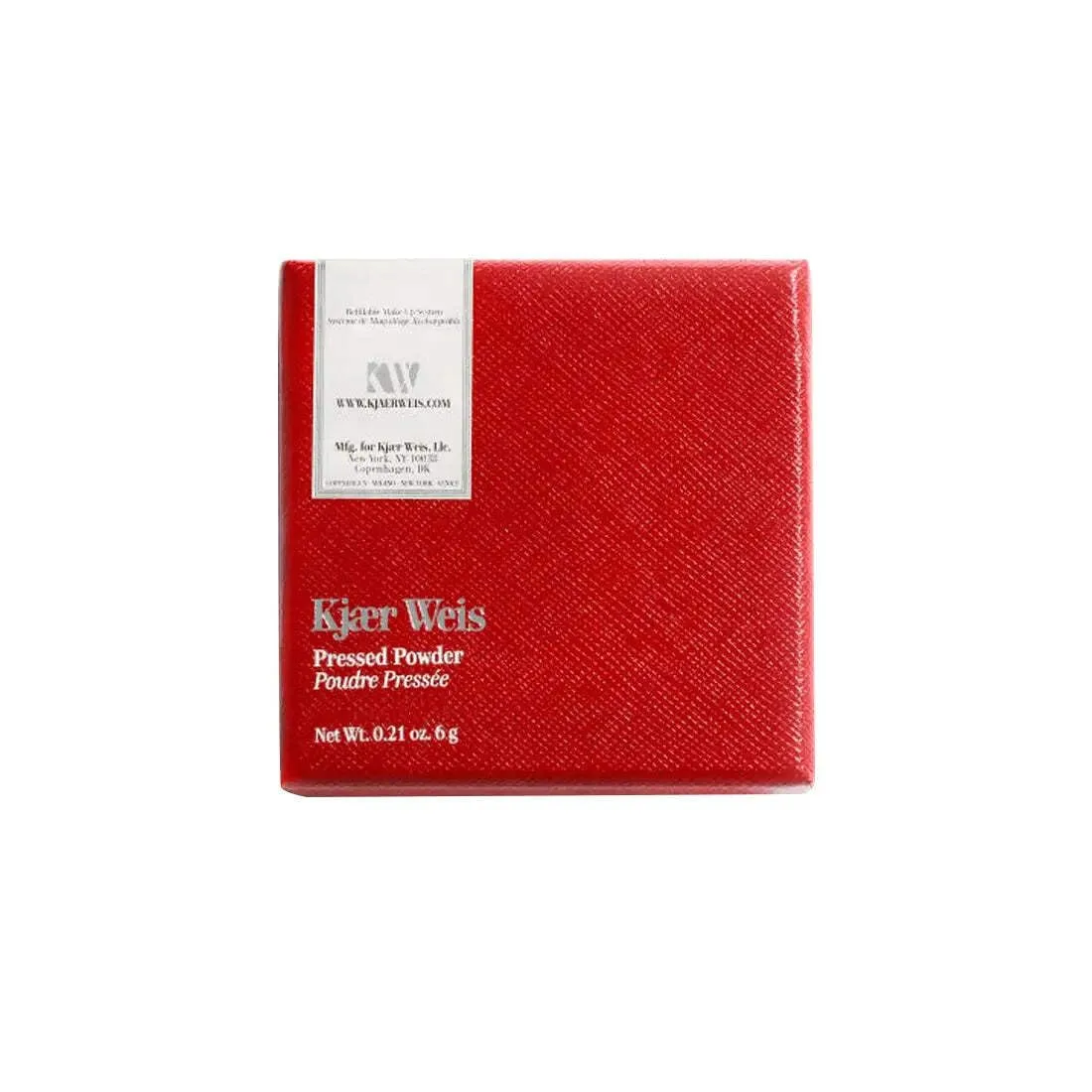 Kjær Weis Face Powder, рассыпчатая пудра для макияжа, ультрамягкая прессованная пудра для контроля жирного блеска, фиксации макияжа и выравнивания тона кожи, сертифицированная органическая финишная пудра - Faint — фото 3