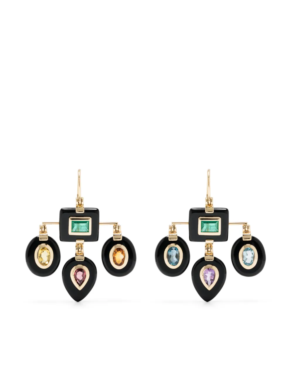 

Серьги Seven Chakras из желтого золота Sauer, золотой