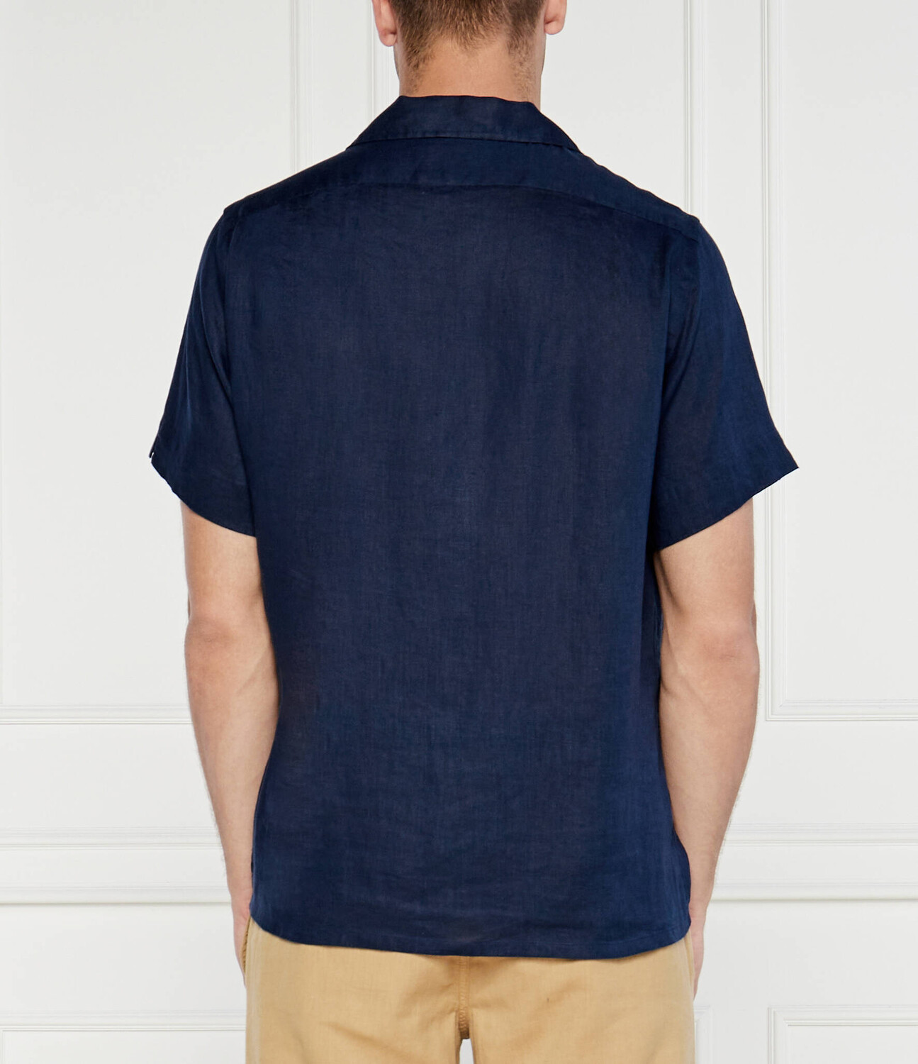Льняная рубашка POLO RALPH LAUREN CLADY Classic fit, темно-синий — фото 4