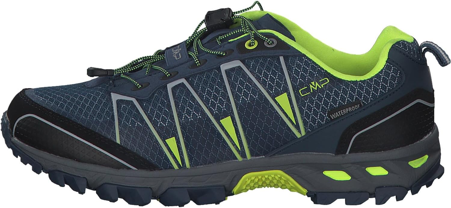 Мужские кроссовки CMP Altak Trail Wp 39s для бега, синий/желтый — фото 2