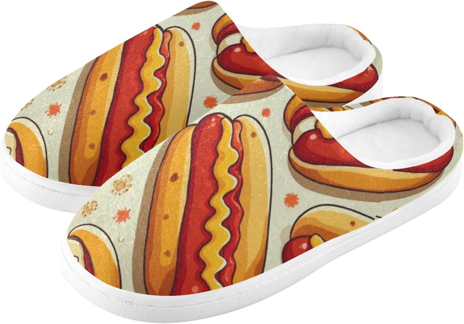 

Тапочки для женщин и мужчин, домашние тапочки с эффектом памяти для использования дома, на улице и в спальне Glaphy, зеленый/алый