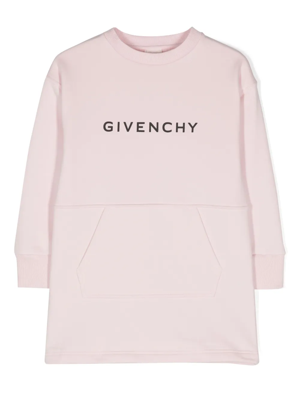 

Платье из джерси с логотипом Givenchy Kids, розовый