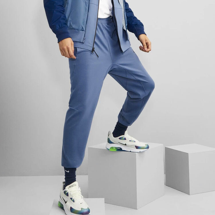Трикотажные спортивные штаны мужские Fenn Blue Nike, синий — фото 3