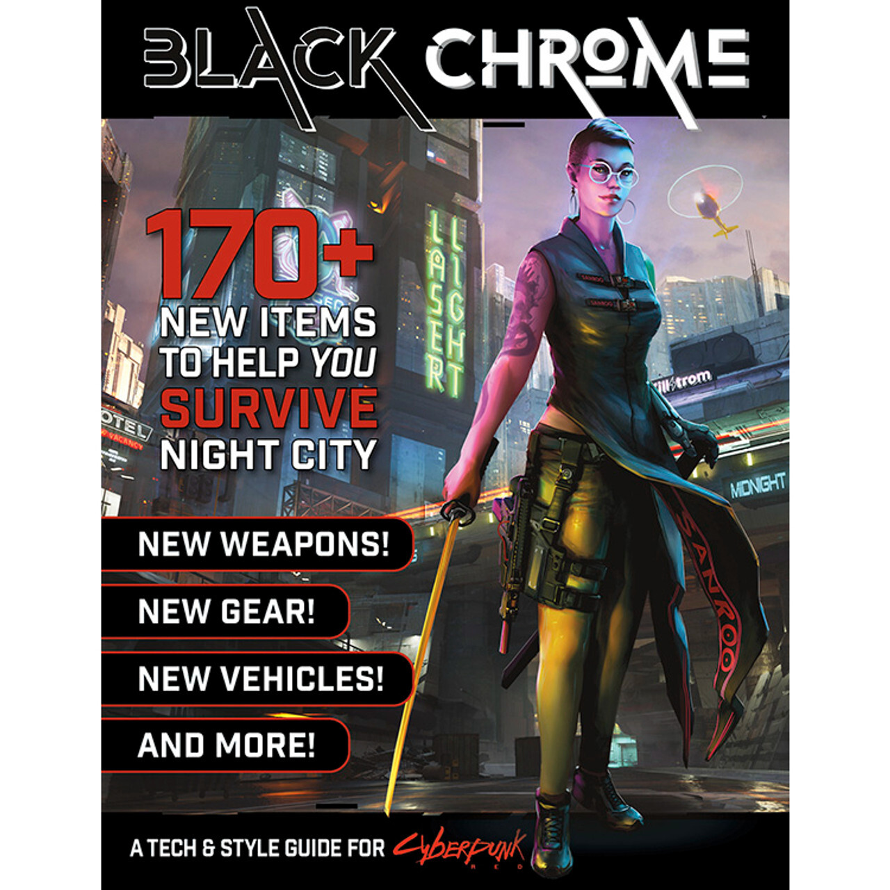 

Ролевая игра Cyberpunk Red RPG: Black Chrome