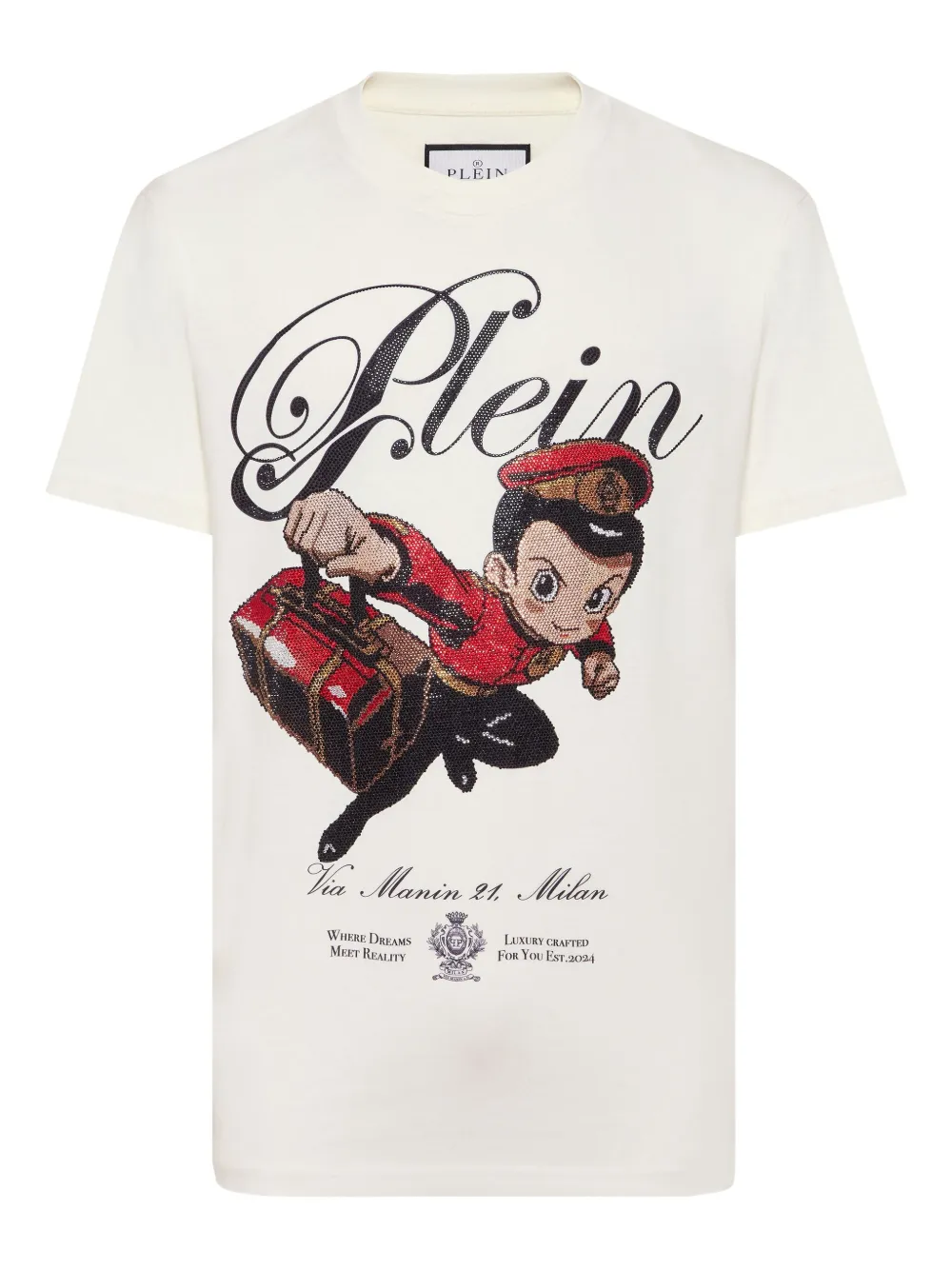 

Футболка Boy Stones Philipp Plein, белый