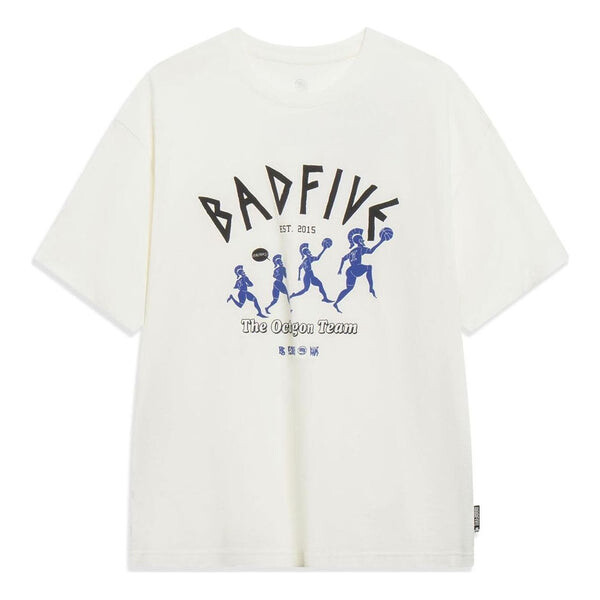 

Футболка с рисунком badfive Li-Ning, бежевый