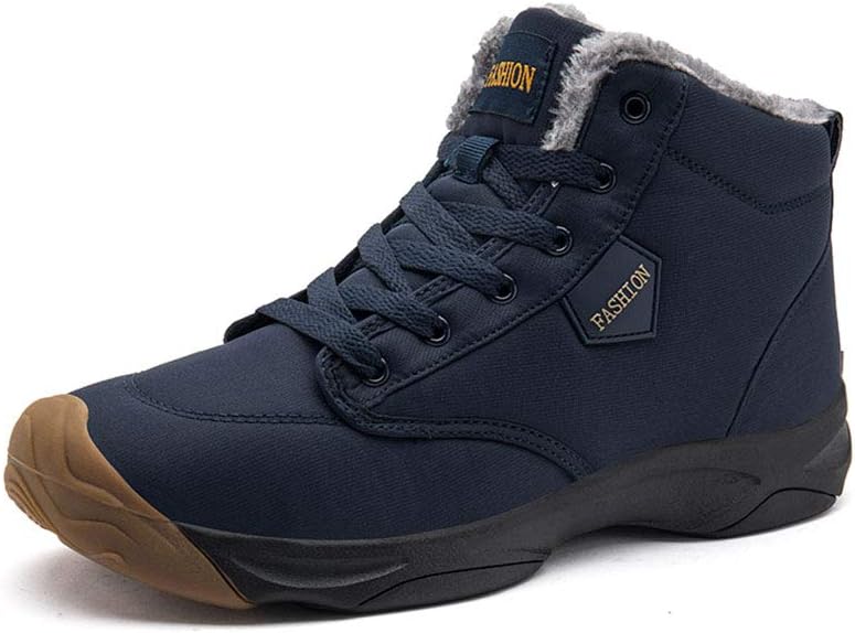 

Теплые уличные снегоступы, водонепроницаемая тканевая поверхность, противоскользящие, износостойкие хлопковые туфли MNSSRN-MM, синий