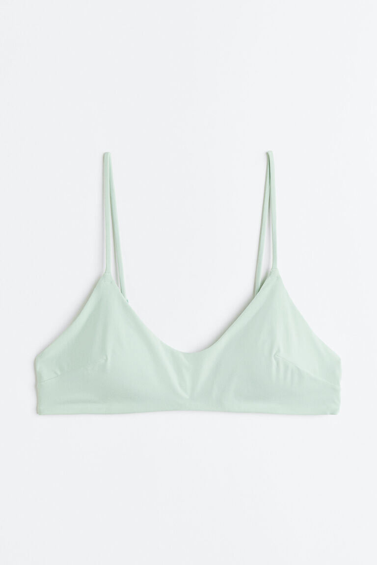 

Мягкий верх бикини H&M, зеленый