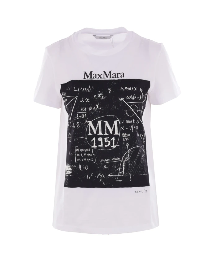 

Белые футболки и поло из хлопка Colibri Max Mara, белый