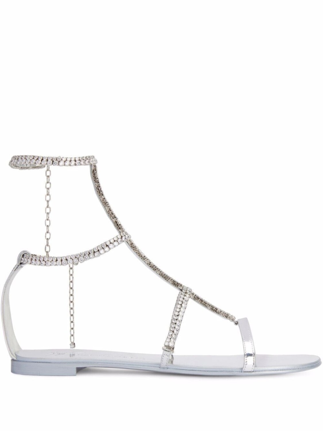 

Giuseppe Zanotti сандалии Shaula, серебристый