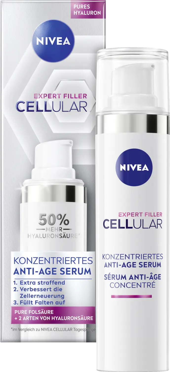 Сыворотка Nivea — Для лица Cellular Expert Filler Konzentriertes Anti-Age Serum — фото 3