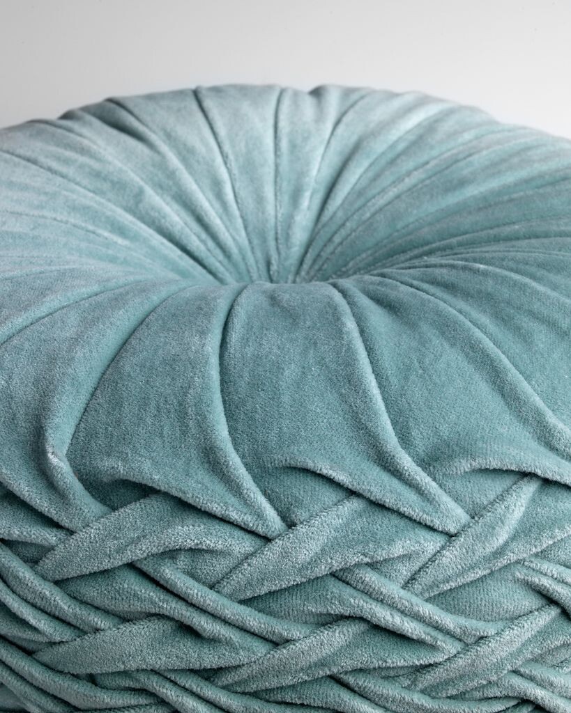 

КАЯ - Подушка декоративная бархатная, нефритовая, 40 см Dutch Decor