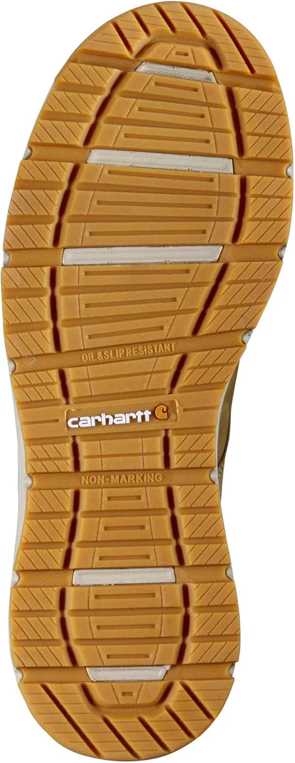 

Мужские рабочие ботинки Carhartt Millbrook Moc Toe - 5-дюймовые ботинки с танкеткой, устойчивые к скольжению и электрическому току, из кожи с масляной отделкой, с дышащей мембраной и легкой межподошвой из ЭВА