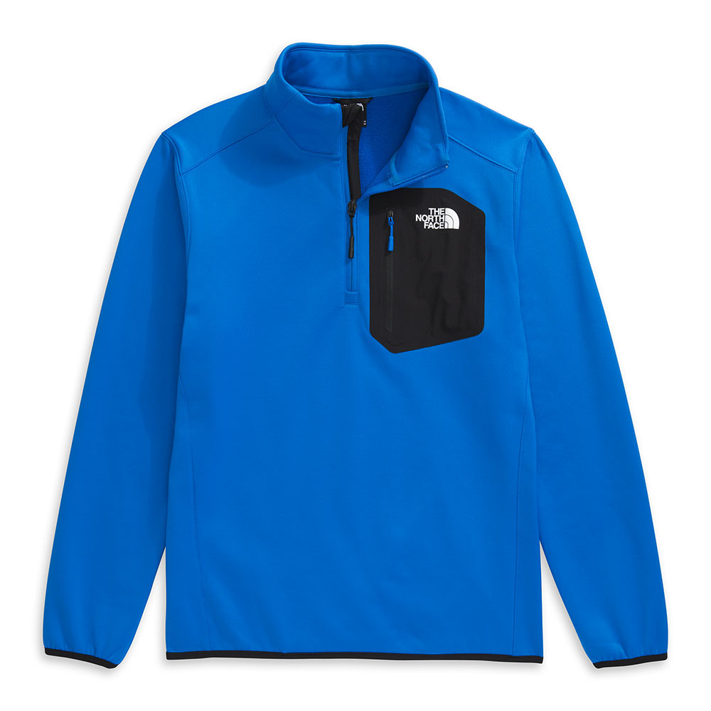

Флисовая куртка-полупильник The North Face Crest с молнией на четверть длины (мужская), Hero Blue/TNF Black