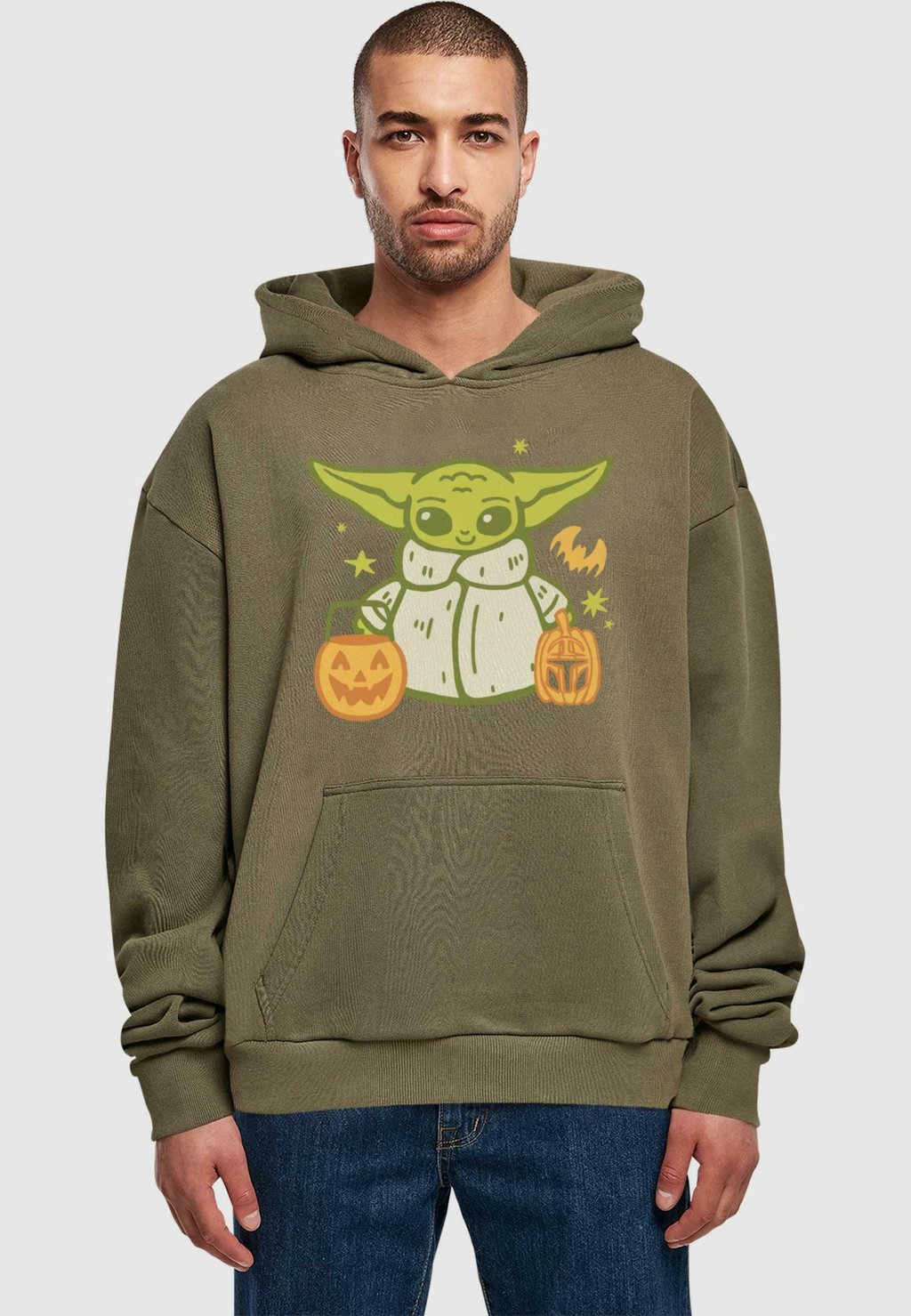 

Толстовка HALLOWEEN TRICK OR TREAT ULTRA HEAVY - Hoodie ABSOLUTE CULT, оливковый