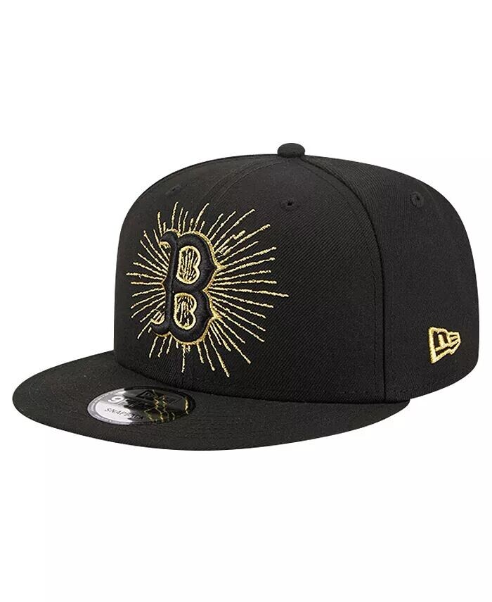 

Мужская черная бейсболка Boston Red Sox с металлическим логотипом 9FIFTY Snapback New Era, черный