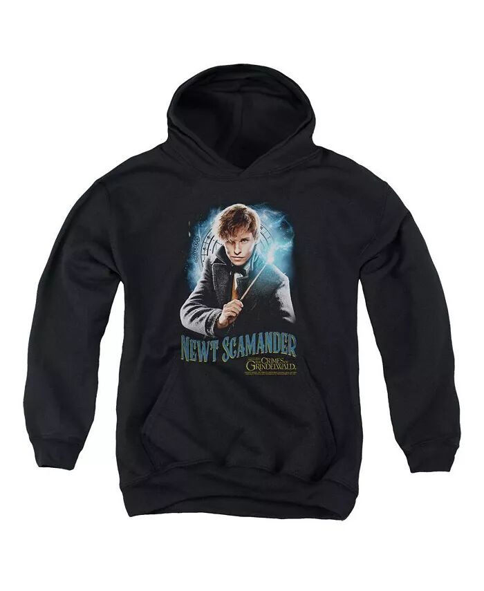 

2 Молодежная толстовка с капюшоном Scamander Monogram Pull Over Hoodie / Толстовка с капюшоном Fantastic Beasts, черный