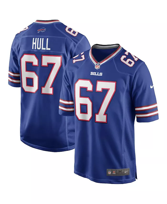 

Мужская футболка Kent Hull Royal Buffalo Bills Game Retired Player Jersey Nike