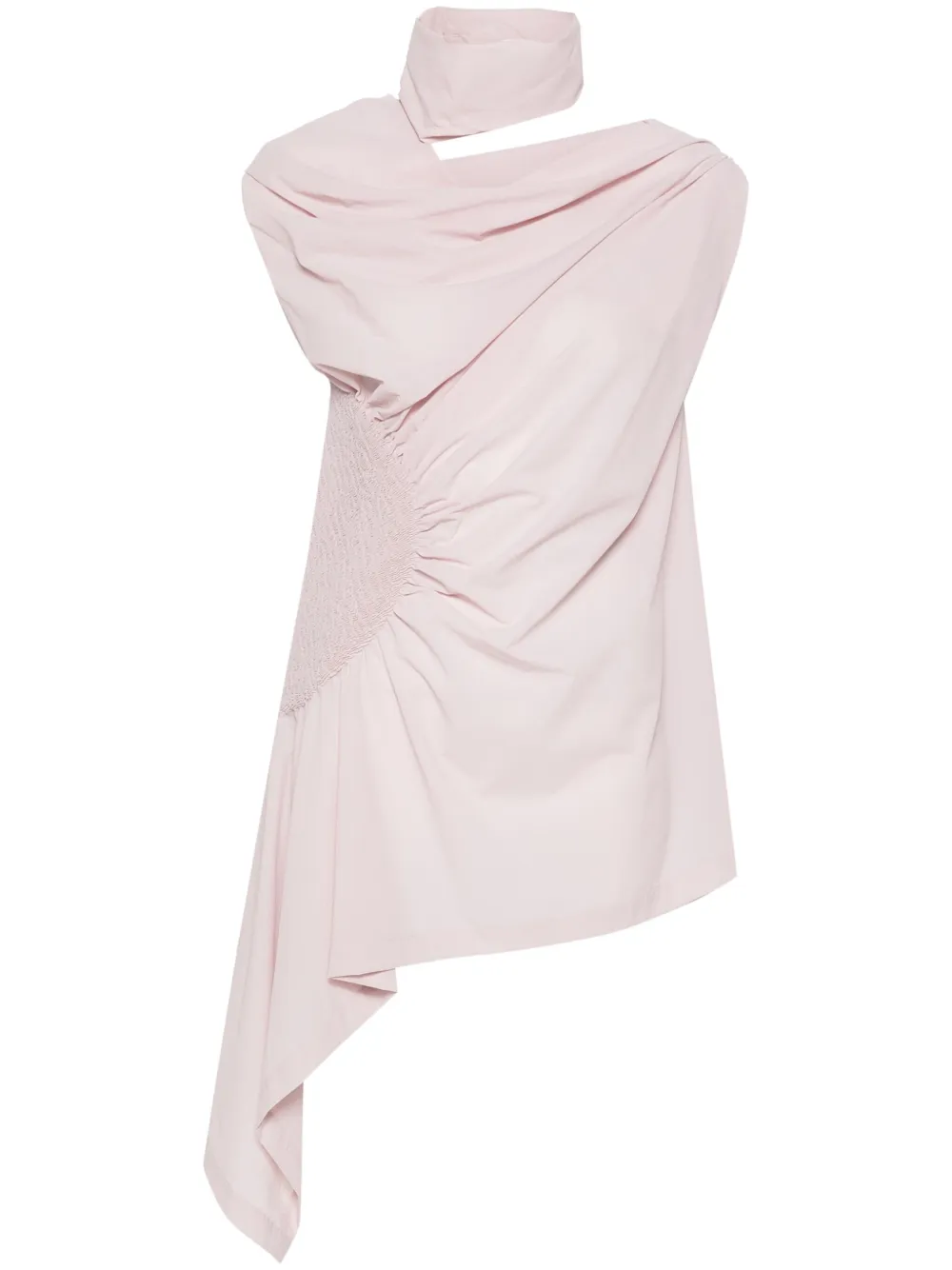 

Блузка без рукавов с драпировкой Issey Miyake, розовый