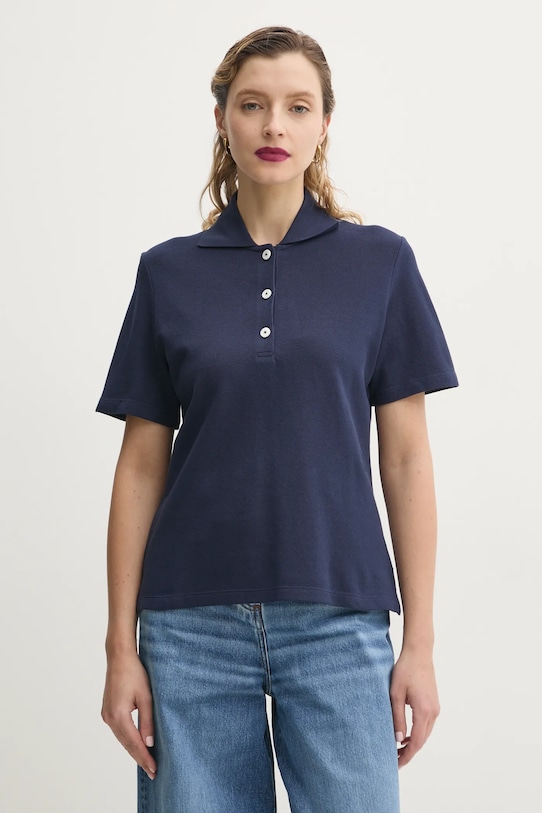 

Хлопковая футболка Marc O'Polo, темно-синий