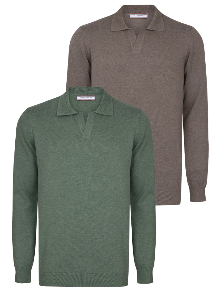 

Felix Hardy Свитер зелено-коричневого цвета