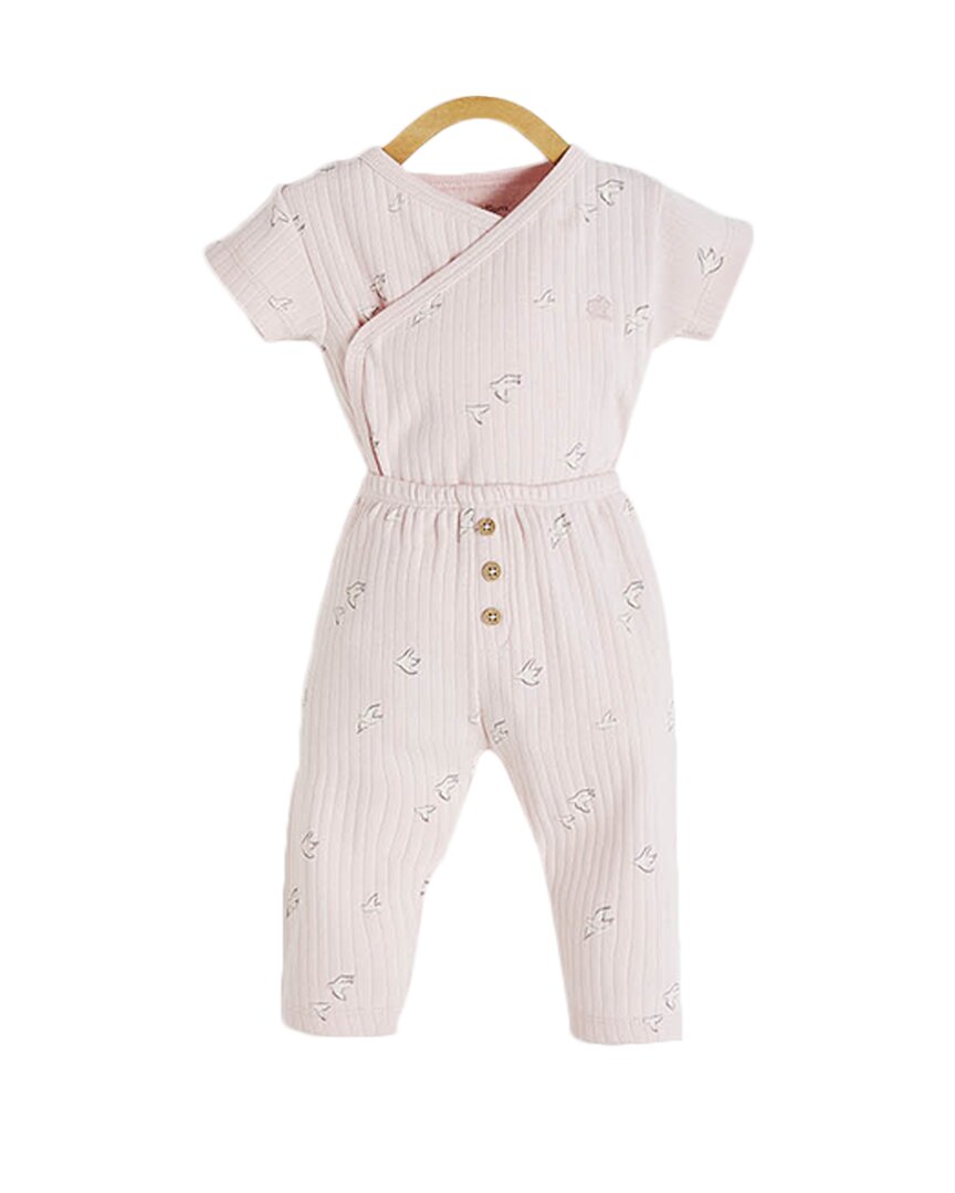 

Боди и трусики Babycottons Goose Crossed, розовый