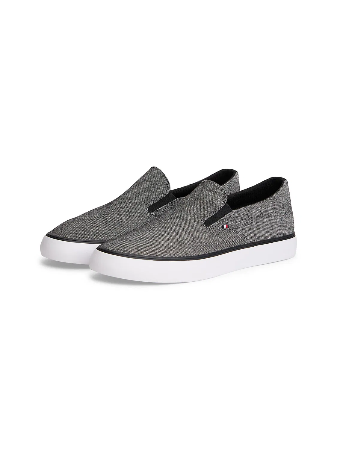 Слипоны Tommy Hilfiger, Dark Grey — фото 2