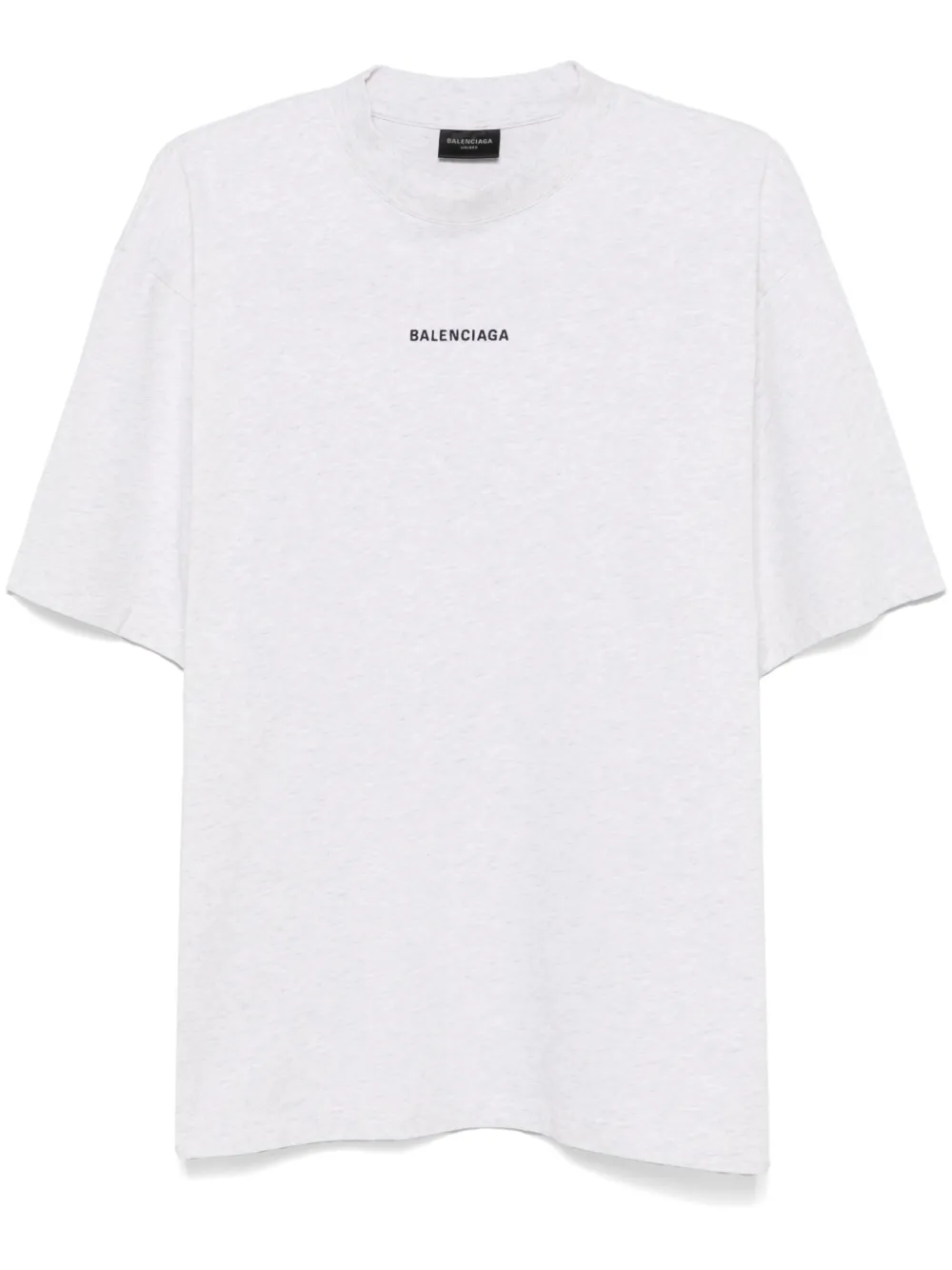 

Футболка с вышитым логотипом BALENCIAGA, серый