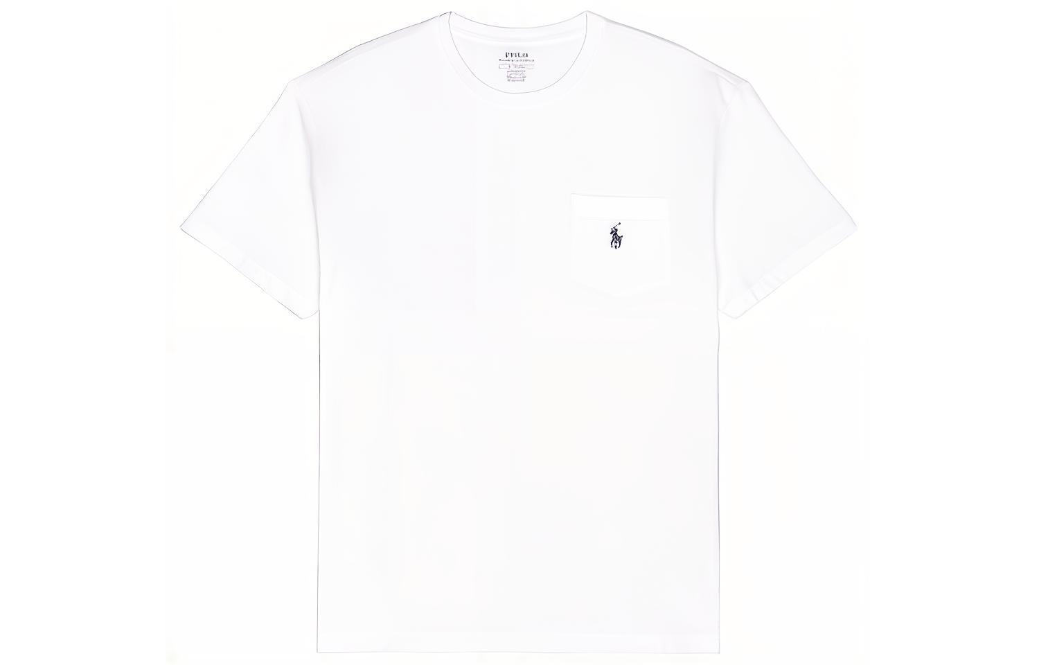 

Футболка с вышитым логотипом Polo Ralph Lauren, белый