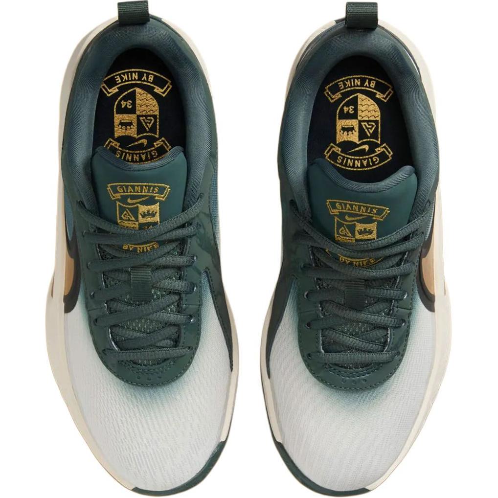Детские баскетбольные кроссовки Nike Giannis Freak 6 Low Top White Green Black — фото 3