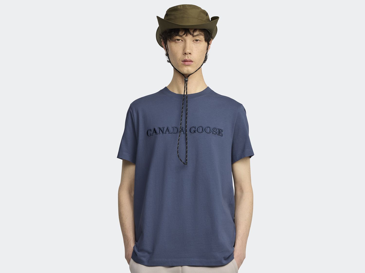 

Футболка Canada Goose Emersen Embroidered Crewneck T-Shirt, Ozone Blue