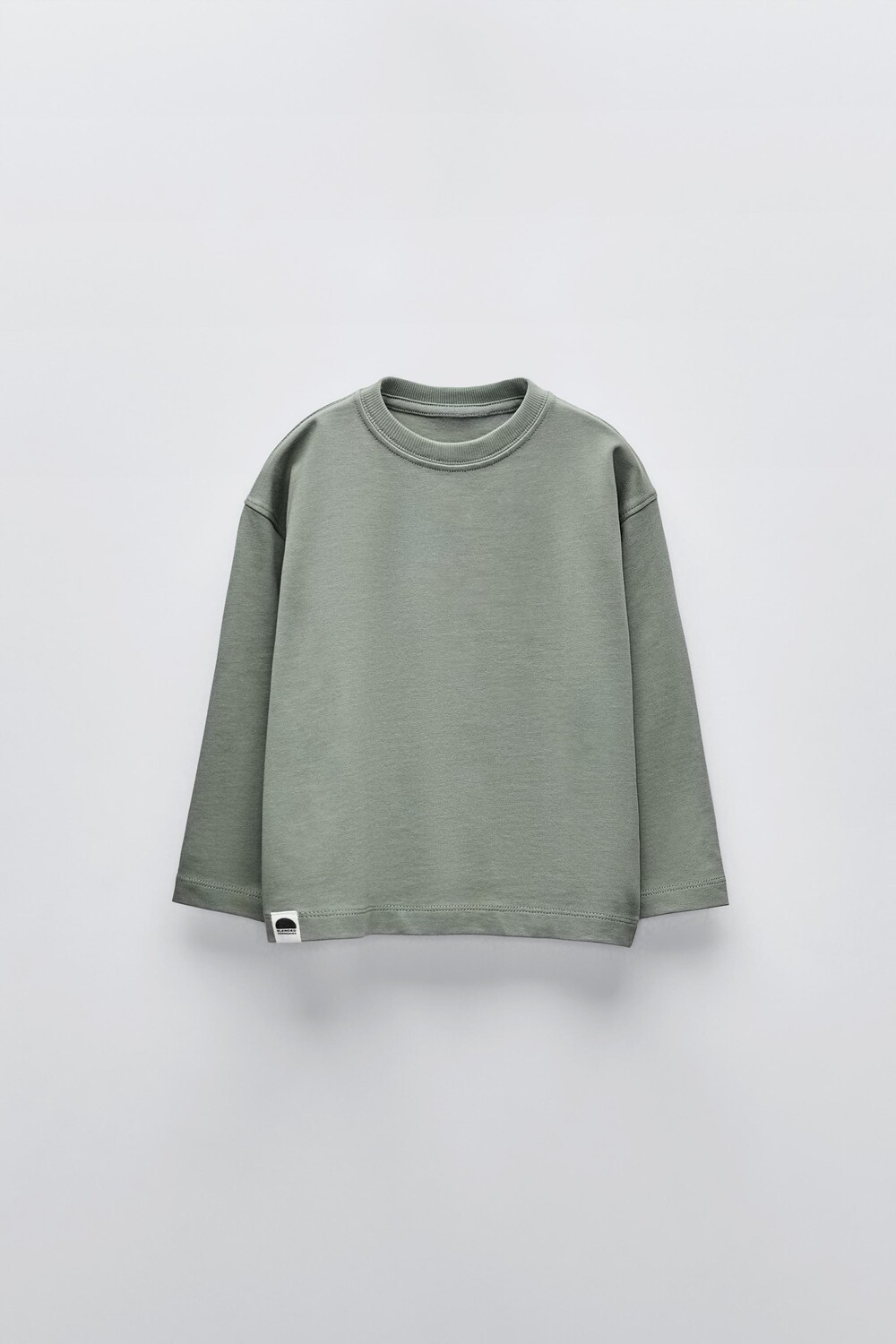 

Простая футболка с этикеткой ZARA, светло-зеленый