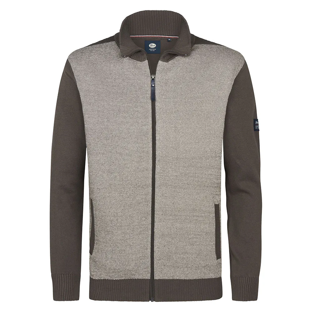 

Свитер Petrol Industries M-3050-KWC253 full zip, серый