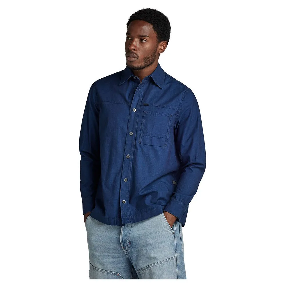 

Рубашка G-Star 1-Pocket Regular Fit, синий