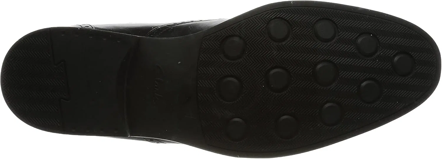 Туфли Clarks Men's Whiddon Wing Oxford, Black Leather — фото 4