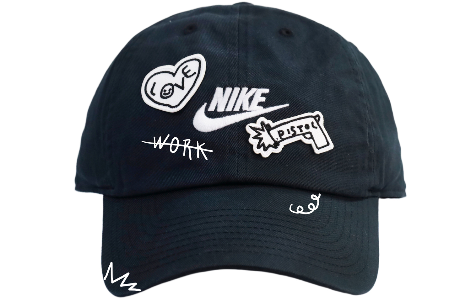 

Nike Хлопковая бейсболка унисекс черная, Black