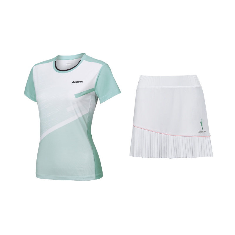 

Kawasaki Юбка-комплект женская зеленая белая