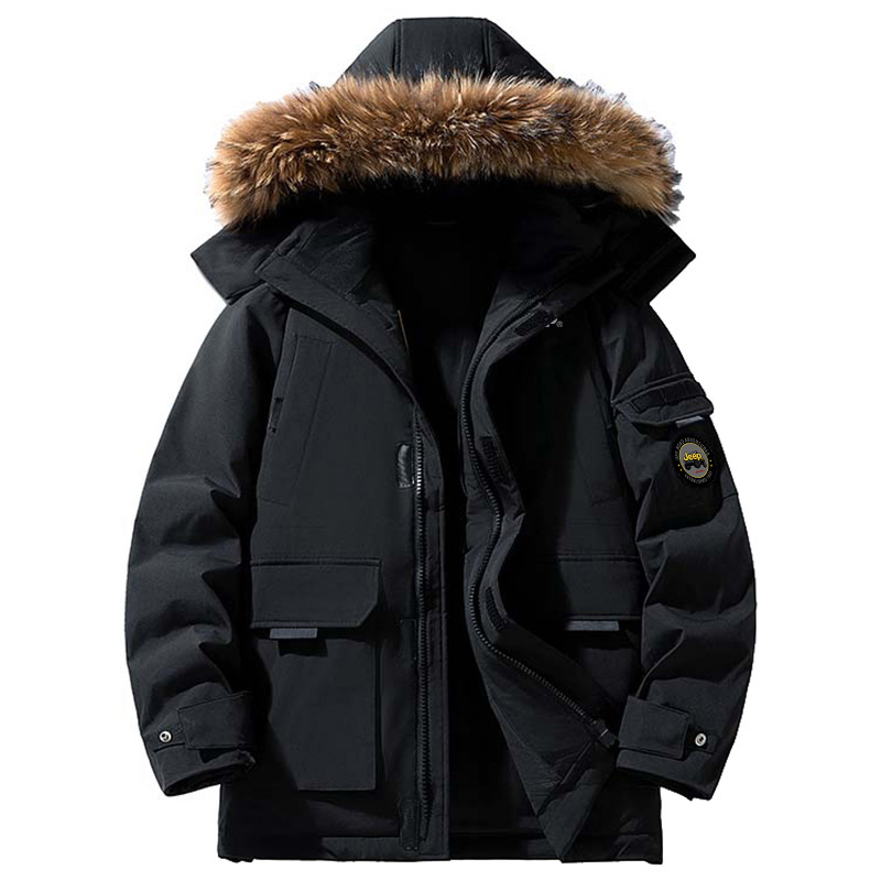 

Jeep Унисекс пуховик, Black