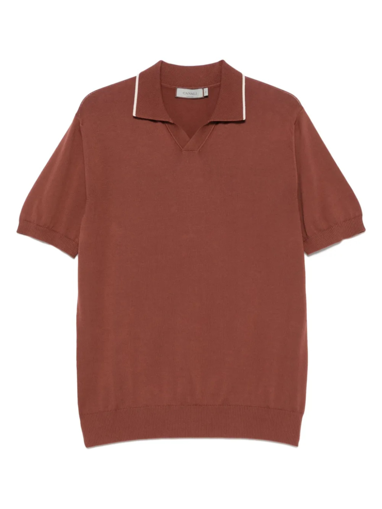 

Футболка из джерси Canali, коричневый