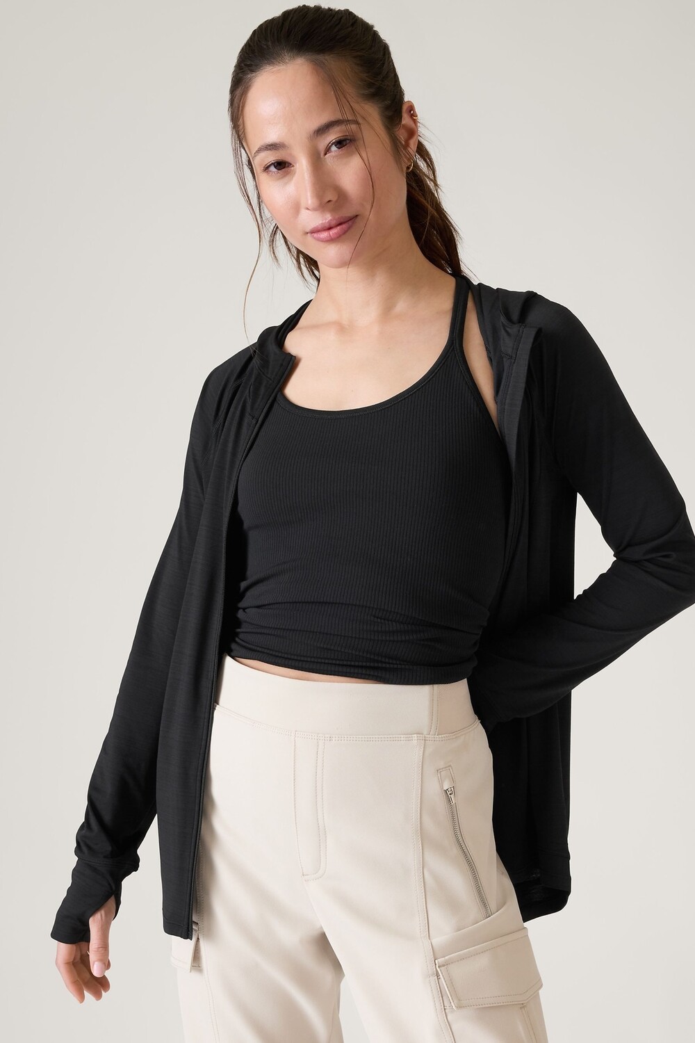 

Куртка Pacifica Illume свободного кроя Athleta, черный