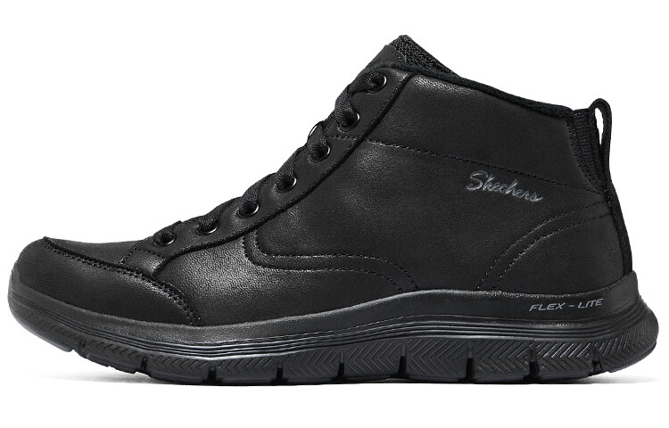 Зимние ботинки женские Skechers на шнуровке, черный