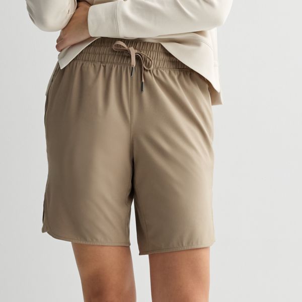 

Женские спортивные шорты-бермуды с запахом Tek Gear, цвет kalari khaki