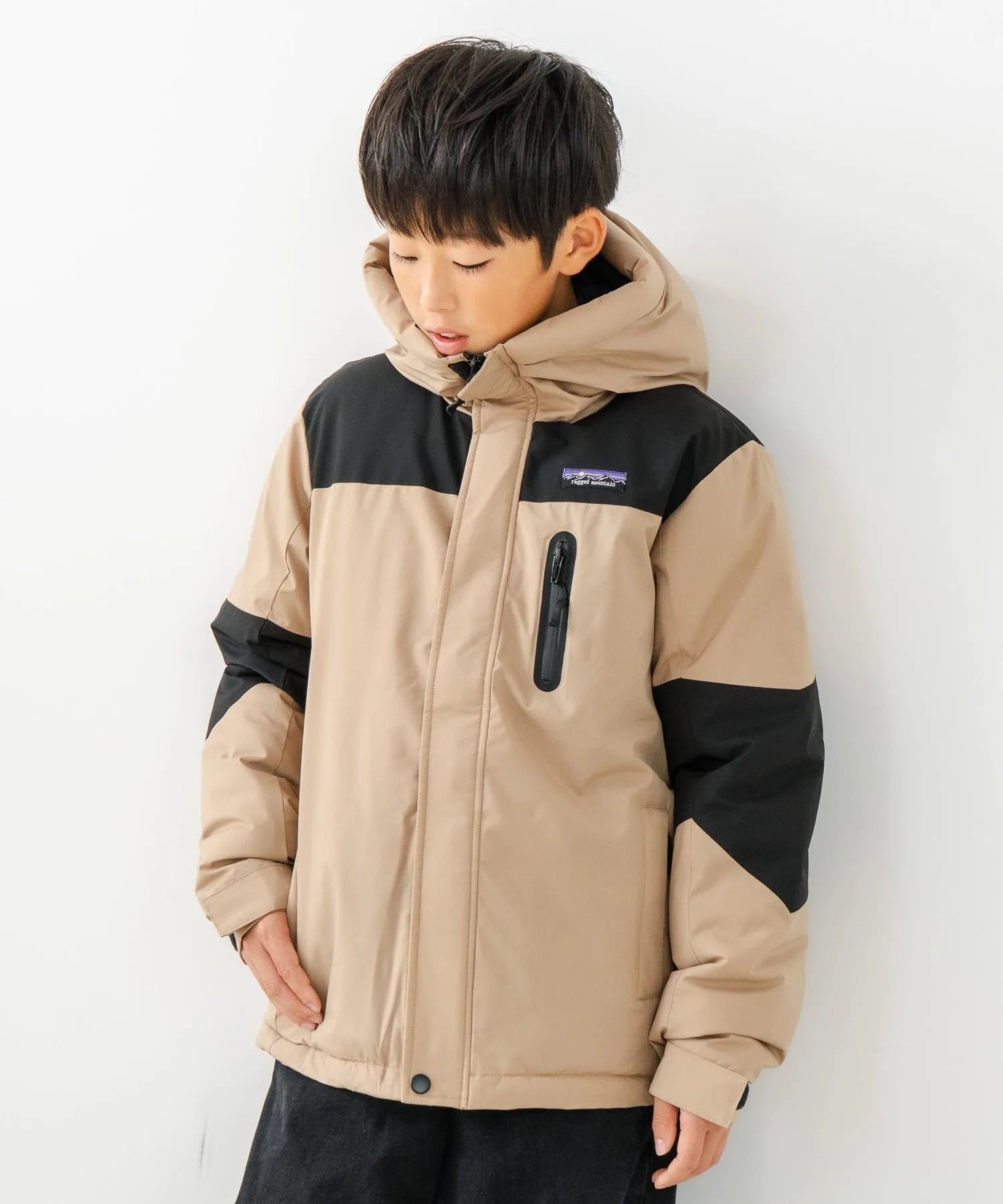 Рваная гора/(K)MILFORD KIDS стеганая куртка Ragged Mountain, beige