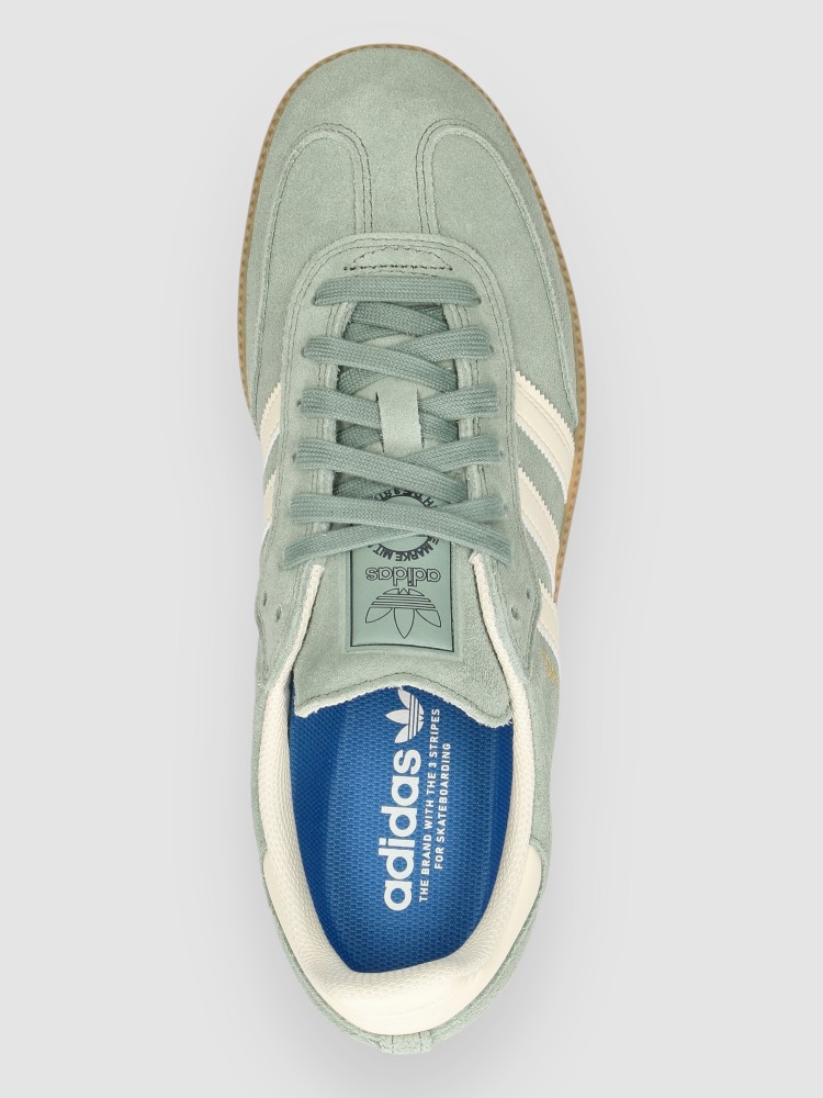 Кеды adidas Skateboarding Samba ADV Skateschuhe, silgrn/wonwhi/goldmt — фото 4