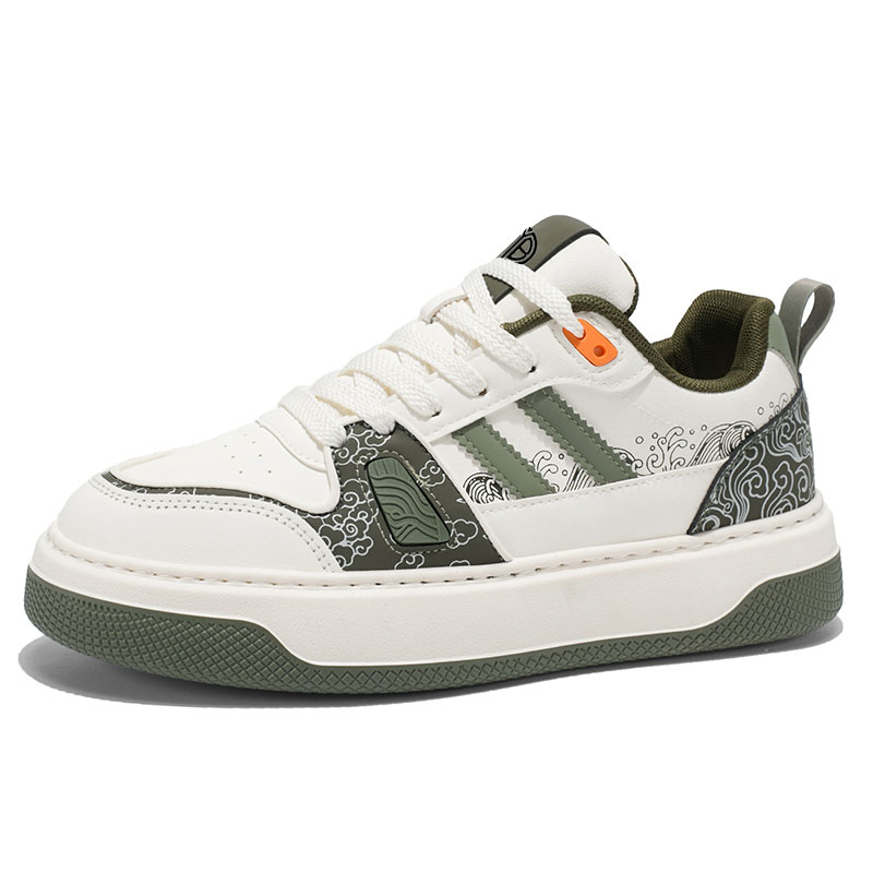 

Износостойкие, амортизирующие, низкие мужские кроссовки Yi Jiabao, Beige Green