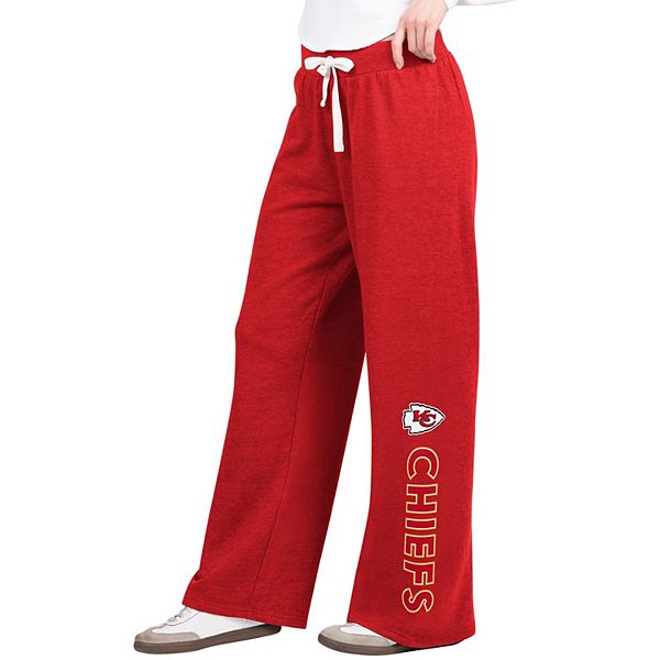 

Женские красные спортивные штаны Kansas City Chiefs с широкими штанинами G-Iii 4Her By Carl Banks