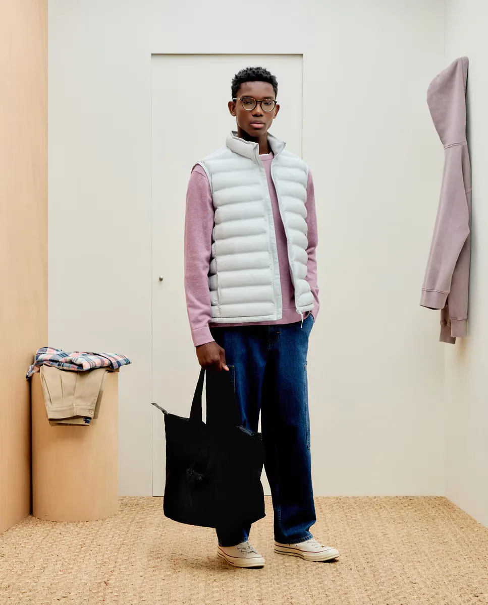 

Жилет из легких перьев Green Coast, светло-серый