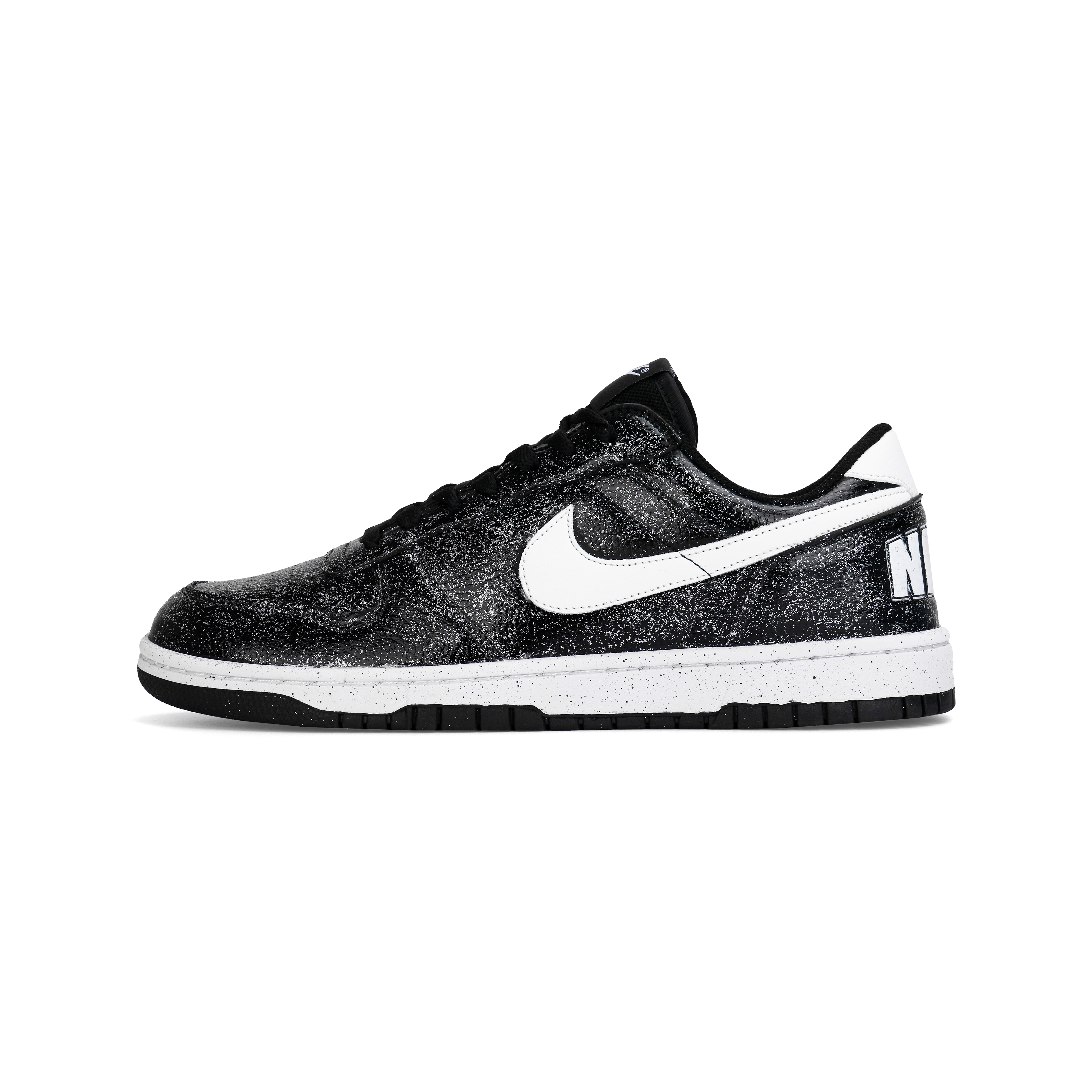 

Nike Мужские низкие скейтерские кроссовки Big Ink Silver из синтетической кожи с кожаной отделкой, износостойкие и нескользящие